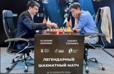 В Ростове проходит шахматный "Матч дружбы" между Крамником и Есипенко: Пока впереди чемпион мира